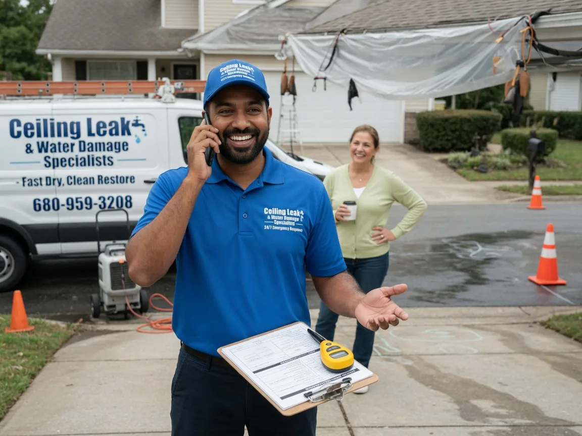 Ceiling Leak Cleanup Bozrah, CT FAQs